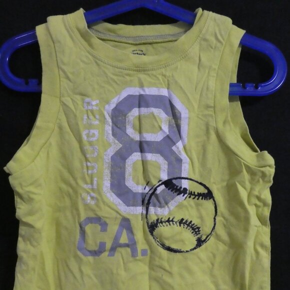 CARTER'S | 4T | Graphic Yellow Tank Top | Slugger 8 CA. - Picture 4 of 16